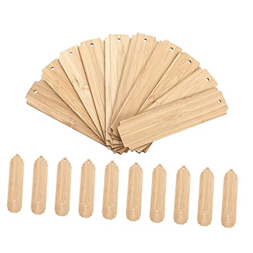 jojofuny 20 Stück Holz Lesezeichen Blanko Unlackiert für Diy Bastelprojekte Unvollendete Holz Tags Gestalten von Lesezeichen Geschenkanhängern und Dekoration jojofuny 20 Stück Holz Lesezeichen Blanko Unlackiert für Diy Bastelprojekte Unvollendete Holz Tags Gestalten von Lesezeichen Geschenkanhängern und Dekoration von jojofuny
