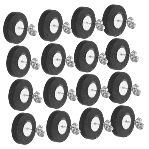 jojofuny 20 Stück Holz-cabochon-ohrstecker: Schwarze Blanko-lünetten, Ohrring-tabletts, Einstellungen Für Die Schmuckherstellung, Diy-zubehör, 12 Mm jojofuny 20 Stück Holz-cabochon-ohrstecker: Schwarze Blanko-lünetten, Ohrring-tabletts, Einstellungen Für Die Schmuckherstellung, Diy-zubehör, 12 Mm von jojofuny