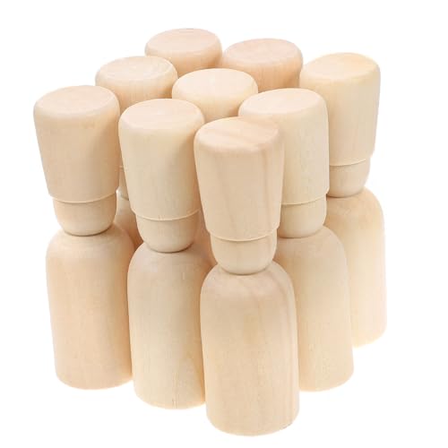 jojofuny 20 Stück Holzfiguren zum Bemalen mit Mütze Diy Malwerkzeug für Holzpuppen für Bastelprojekte Fantasie und Handwerkskunst jojofuny 20 Stück Holzfiguren zum Bemalen mit Mütze Diy Malwerkzeug für Holzpuppen für Bastelprojekte Fantasie und Handwerkskunst von jojofuny