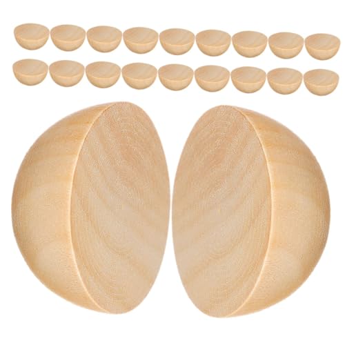 jojofuny 20 Stück Holzkugeldekoration Bastelkugeln aus Holz halbe Holzperlen Holzkugeln Halbkugeln aus Holz zum Basteln Kleine Holzperlen Holzhandwerk Bälle basteln Lotusbaum Beige jojofuny 20 Stück Holzkugeldekoration Bastelkugeln aus Holz halbe Holzperlen Holzkugeln Halbkugeln aus Holz zum Basteln Kleine Holzperlen Holzhandwerk Bälle basteln Lotusbaum Beige von jojofuny