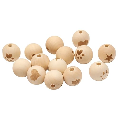 jojofuny 20 Stück Holzperlen Groß Pop Klein Größer Loch Handgefertigt Schüttgut Runden Trendy Handwerk Diy Schmuckteile Armbandteile Schmuckteile Perlen Fußkettchen Teile Hölzern jojofuny 20 Stück Holzperlen Groß Pop Klein Größer Loch Handgefertigt Schüttgut Runden Trendy Handwerk Diy Schmuckteile Armbandteile Schmuckteile Perlen Fußkettchen Teile Hölzern von jojofuny