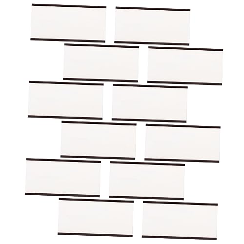jojofuny 20 Stück Kartentyp -tag -clip Etiketten Tischdeckenklammern Halter Für Schilderclips Halterungen Für Warenschilder Transparent Papier von jojofuny