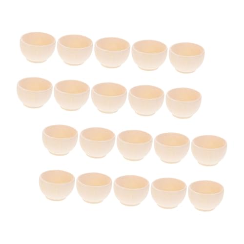jojofuny 20 Stück Kleine Holzschalen Naturbelassen Glatt DIY Bastelschalen zum Bemalen Kreative Holzschüssel für Dekoration Hochzeit Party Haushalt jojofuny 20 Stück Kleine Holzschalen Naturbelassen Glatt DIY Bastelschalen zum Bemalen Kreative Holzschüssel für Dekoration Hochzeit Party Haushalt von jojofuny