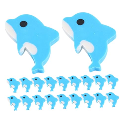 jojofuny 20 Stück Kleiner -radiergummi Fun Eraser Für Tier Radiergummis Für Radiergummis Für Schreibtischtiere Mini -tierrotler Mini-radierer Sky-blue von jojofuny