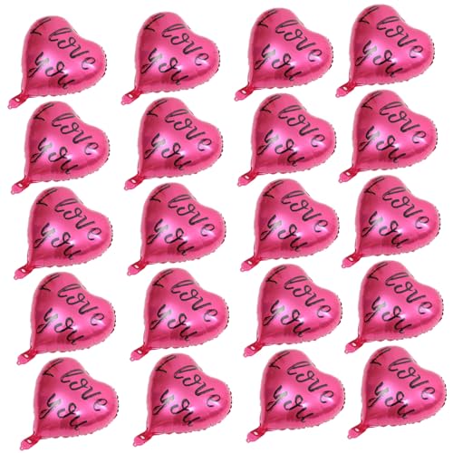 jojofuny 20 Stück Liebe Ballon Dekoration Luftballons Valentinstag Ballon Party-ballon- Ballondekor Partyballons Zum Valentinstag Ballons Ballon-kits Aluminium Rosig jojofuny 20 Stück Liebe Ballon Dekoration Luftballons Valentinstag Ballon Party-ballon- Ballondekor Partyballons Zum Valentinstag Ballons Ballon-kits Aluminium Rosig von jojofuny