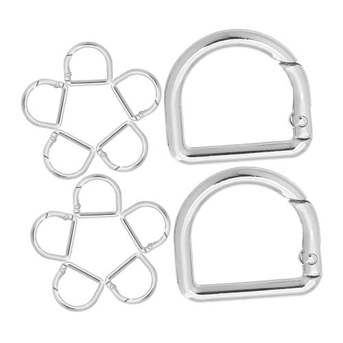 jojofuny 20 Stück Metall Federschnallen D-ring Schlüsselanhänger Clips aus Zinklegierung Kleine Karabinerhaken mit Federmechanismus Langlebig und Kratzfrei für Schlüssel Rucksäcke jojofuny 20 Stück Metall Federschnallen D-ring Schlüsselanhänger Clips aus Zinklegierung Kleine Karabinerhaken mit Federmechanismus Langlebig und Kratzfrei für Schlüssel Rucksäcke von jojofuny