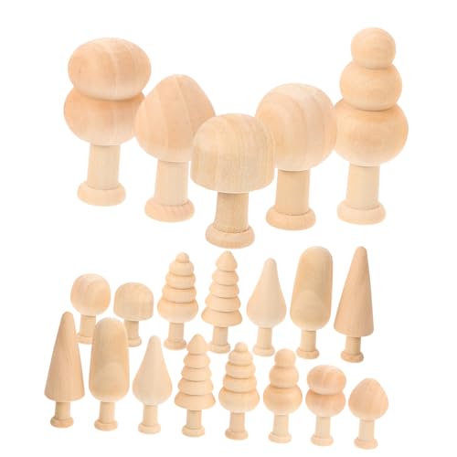 jojofuny 20 Stück Mini Holzbaum Bastelset Unbehandelte Holzfiguren für Kreative Diy Projekte Malen und Dekoration für Bastelpartys und Familienaktivitäten jojofuny 20 Stück Mini Holzbaum Bastelset Unbehandelte Holzfiguren für Kreative Diy Projekte Malen und Dekoration für Bastelpartys und Familienaktivitäten von jojofuny