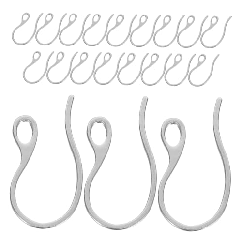 jojofuny 20 Stück Ohrringhaken Aus Edelstahl DIY Ohrhaken Für Die Schmuckherstellung Bequem Leicht DIY Schmuckzubehör jojofuny 20 Stück Ohrringhaken Aus Edelstahl DIY Ohrhaken Für Die Schmuckherstellung Bequem Leicht DIY Schmuckzubehör von jojofuny