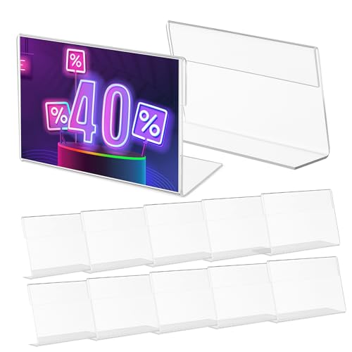 jojofuny 20 Stück Preisschild Aus Acryl Etikett Groß Produkt Einzelhandel Inhaber Stand Steht Essen Büfett Acryl-schilderhalter Klein Preisanzeige Kleiner Schildhalter Transparent jojofuny 20 Stück Preisschild Aus Acryl Etikett Groß Produkt Einzelhandel Inhaber Stand Steht Essen Büfett Acryl-schilderhalter Klein Preisanzeige Kleiner Schildhalter Transparent von jojofuny