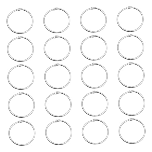 jojofuny 20 Stück Ringring -Eisenschnalle buchbinderinge schlüsselringe Handwerk Ringe Bindungsringe Buchring Nickel Schlüsselanhänger Schlüsselanhänger Sprungverbinder öffnen Metall Silver jojofuny 20 Stück Ringring -Eisenschnalle buchbinderinge schlüsselringe Handwerk Ringe Bindungsringe Buchring Nickel Schlüsselanhänger Schlüsselanhänger Sprungverbinder öffnen Metall Silver von jojofuny