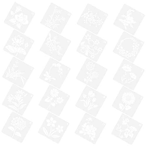 jojofuny 20 Stück Schablonen für Wiederverwendbare Kunststoff Malschablonen Zeichenschablonen für Diy Projekte für Basteln Fördert Kreativität und Feinmotorik jojofuny 20 Stück Schablonen für Wiederverwendbare Kunststoff Malschablonen Zeichenschablonen für Diy Projekte für Basteln Fördert Kreativität und Feinmotorik von jojofuny