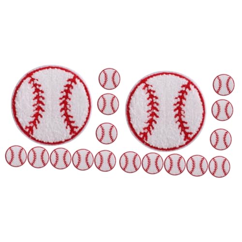jojofuny 20 Stück Teiliges Baseball Aufnäher zum Aufbügeln und Nähen Strapazierfähige Stoffflicken für Kleidung Hüte Rucksäcke Waschbare Kleidung Accessoires Dekorative Reparaturpatches jojofuny 20 Stück Teiliges Baseball Aufnäher zum Aufbügeln und Nähen Strapazierfähige Stoffflicken für Kleidung Hüte Rucksäcke Waschbare Kleidung Accessoires Dekorative Reparaturpatches von jojofuny