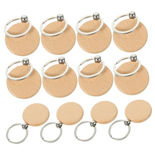 jojofuny 20 Stück Teiliges Blanko Holz Schlüsselanhänger Rohlinge aus Buchenholz zum Bemalen und Beschriften DIY Holzanhänger für Schlüsselbund und Taschenanhänger Personalisierbare Holz jojofuny 20 Stück Teiliges Blanko Holz Schlüsselanhänger Rohlinge aus Buchenholz zum Bemalen und Beschriften DIY Holzanhänger für Schlüsselbund und Taschenanhänger Personalisierbare Holz von jojofuny