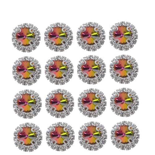 jojofuny 20 Stück Teiliges Bunte Flache Runde Strasssteine Funkelnde Kunststeine für DIY Schmuckherstellung Tischdeko und Hochzeitsfeiern Vielseitige Bastelverzierung Irisierende Kristalle jojofuny 20 Stück Teiliges Bunte Flache Runde Strasssteine Funkelnde Kunststeine für DIY Schmuckherstellung Tischdeko und Hochzeitsfeiern Vielseitige Bastelverzierung Irisierende Kristalle von jojofuny