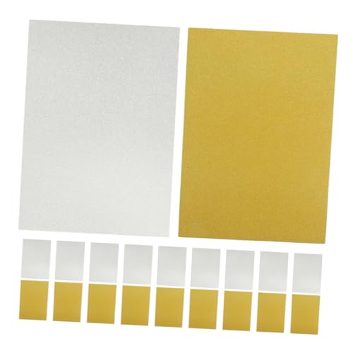 jojofuny 20 Stück Teiliges Glitzer Karton für DIY Bastelprojekte mit Goldenen und Silbernen Blättern für Geburtstags und Hochzeitsdekorationen Scrapbooking Kartenherstellung und Origami jojofuny 20 Stück Teiliges Glitzer Karton für DIY Bastelprojekte mit Goldenen und Silbernen Blättern für Geburtstags und Hochzeitsdekorationen Scrapbooking Kartenherstellung und Origami von jojofuny