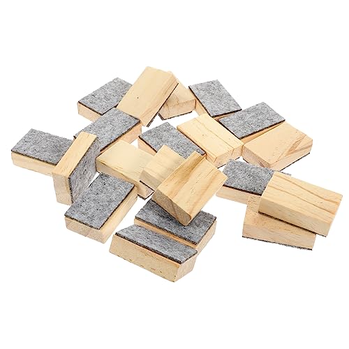 jojofuny 20 Stück Teiliges Holz Filz Radiergummi für Kreidetafeln Staubfreier Kreide Reiniger für Schule Büro und Zuhause jojofuny 20 Stück Teiliges Holz Filz Radiergummi für Kreidetafeln Staubfreier Kreide Reiniger für Schule Büro und Zuhause von jojofuny