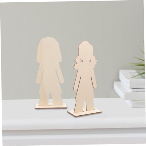 jojofuny 20 Stück Teiliges Holzfiguren Basteln Natürliche Holzrohlinge für DIY Dekoration Langlebige Holzplatten Geeignet für Erwachsene zum Bemalen und Dekorieren von jojofuny