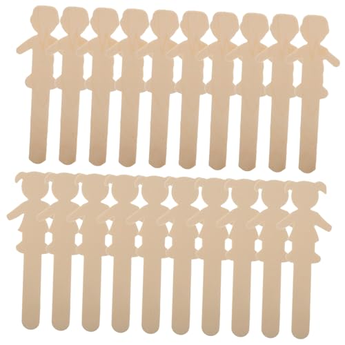 jojofuny 20 Stück Teiliges Holzfiguren Junge Mädchen Bastelmaterial Naturbelassen für DIY Kunstprojekte Kinderhandwerk Unterricht Dekoration Holzornamente jojofuny 20 Stück Teiliges Holzfiguren Junge Mädchen Bastelmaterial Naturbelassen für DIY Kunstprojekte Kinderhandwerk Unterricht Dekoration Holzornamente von jojofuny