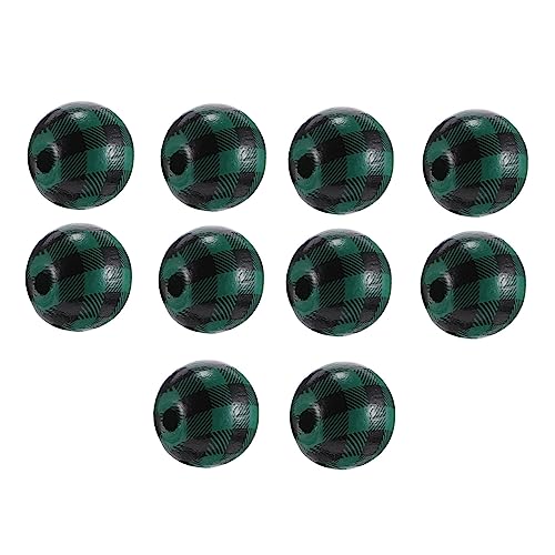 jojofuny 20 Stück Teiliges Karierte Holzperlen Grün Schwarz Natürliche DIY Schmuckperlen Abstandsperlen für Armbänder und Halsketten Vielseitig Einsetzbar für Bastelprojekte und Dekoration jojofuny 20 Stück Teiliges Karierte Holzperlen Grün Schwarz Natürliche DIY Schmuckperlen Abstandsperlen für Armbänder und Halsketten Vielseitig Einsetzbar für Bastelprojekte und Dekoration von jojofuny