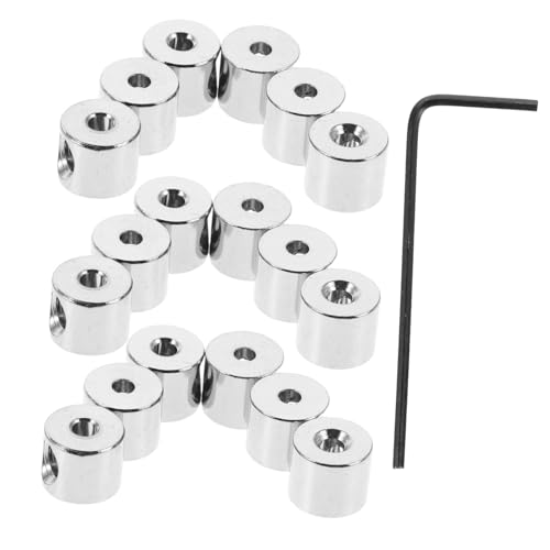 jojofuny 20 Stück Teiliges Metall Pin Badge Backs mit Schraubverschluss und Schraubenschlüssel Gewindesicherung für Broschen Langlebige DIY Schmuckverschluss-kappen für Kreative Anstecker jojofuny 20 Stück Teiliges Metall Pin Badge Backs mit Schraubverschluss und Schraubenschlüssel Gewindesicherung für Broschen Langlebige DIY Schmuckverschluss-kappen für Kreative Anstecker von jojofuny