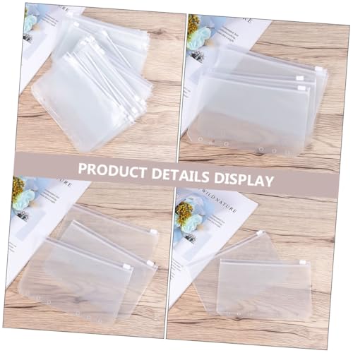 jojofuny 20 Stück Teiliges Transparentes PVC Zipper Dokumententaschen Vielseitige Reißverschluss Aufbewahrungstaschen für Büro Schule Robust Großes Fassungsvermögen Sicheres Aufbewahren jojofuny 20 Stück Teiliges Transparentes PVC Zipper Dokumententaschen Vielseitige Reißverschluss Aufbewahrungstaschen für Büro Schule Robust Großes Fassungsvermögen Sicheres Aufbewahren von jojofuny