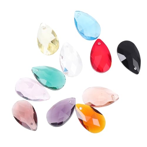jojofuny 20 Stück Wasserabfallglasanhänger lose Reiz Perlen für Schmuckhersteller Basteln Charme Perlen zur Herstellung von Armbändern farbige Glasperlen Schmuckperlen Kristall jojofuny 20 Stück Wasserabfallglasanhänger lose Reiz Perlen für Schmuckhersteller Basteln Charme Perlen zur Herstellung von Armbändern farbige Glasperlen Schmuckperlen Kristall von jojofuny