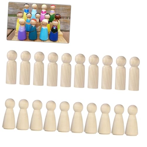 jojofuny 20 Stück puppe zum selber zeichnen unbemaltte Peg -Puppen malen Bären Sie Augen und Spielzeugmenschen DIY Holzpuppe holzhandwerk selber machen Holzfiguren Hölzern jojofuny 20 Stück puppe zum selber zeichnen unbemaltte Peg -Puppen malen Bären Sie Augen und Spielzeugmenschen DIY Holzpuppe holzhandwerk selber machen Holzfiguren Hölzern von jojofuny