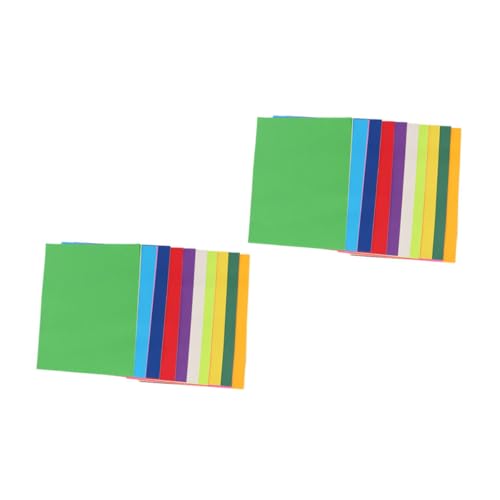 jojofuny 200 Blatt Buntes Diy Faltpapier für Doppelseitiges Bastelpapier Origami Material für Handwerksprojekte Format Farben Pakete von jojofuny