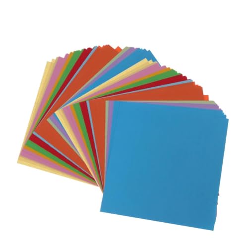 jojofuny 200 Blatt Origami Für Papier Rosa Farbe Zeichnung Basteln Für Farb-origami Bunt von jojofuny