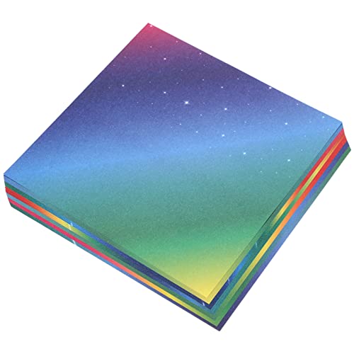 jojofuny 200 Blatt Origami -material Einseitig Handwerk Farbig Kunst Herstellung Diy Origami Paper Origami Paper Kit Papier von jojofuny
