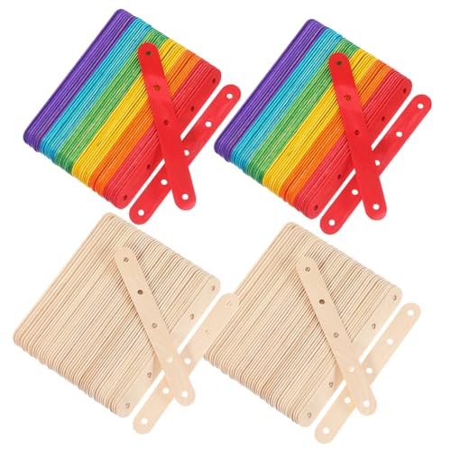 jojofuny 200 Stk. Bunte Eisstiele zum Basteln Holzstäbchen mit Naturfarbenen und Farbigen Sticks Leicht Vielseitig für DIY Kunst Partygeschenke und Feinmotorische jojofuny 200 Stk. Bunte Eisstiele zum Basteln Holzstäbchen mit Naturfarbenen und Farbigen Sticks Leicht Vielseitig für DIY Kunst Partygeschenke und Feinmotorische von jojofuny