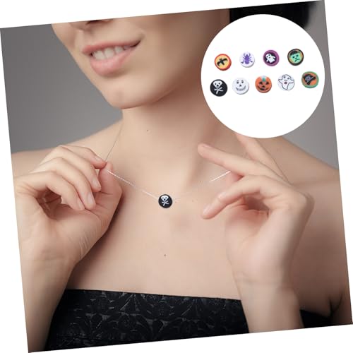 jojofuny 200 Stk. Halloween Polymer Clay Perlen Bunte DIY Charms für Armbänder Halsketten Schmuckherstellung Zubehör Vielfältige Stile zum Basteln und Dekorieren jojofuny 200 Stk. Halloween Polymer Clay Perlen Bunte DIY Charms für Armbänder Halsketten Schmuckherstellung Zubehör Vielfältige Stile zum Basteln und Dekorieren von jojofuny