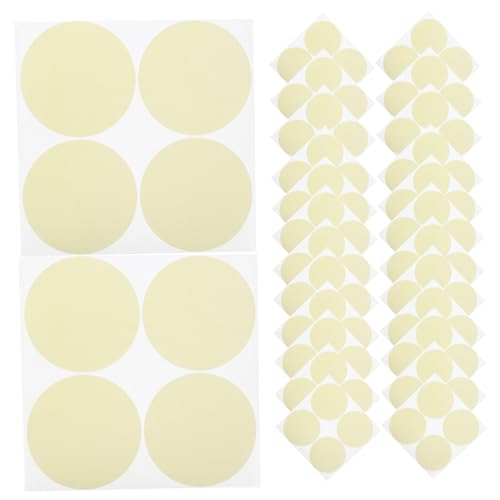 jojofuny 200 Stück Abnehmbare Aufkleber Wiederverwendbare Gewürzetiketten Konservenaufkleber Aufkleber für Glasetiketten Etiketten für Lebensmittelbehälter Kreisaufkleber Papier Beige von jojofuny