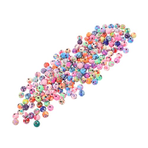 jojofuny 200 Stück Bunte Polymer Clay Perlen Runde Blüten Spacer Perlen Lose Schmuckperlen für DIY Armbänder Halsketten Basteln Zubehör jojofuny 200 Stück Bunte Polymer Clay Perlen Runde Blüten Spacer Perlen Lose Schmuckperlen für DIY Armbänder Halsketten Basteln Zubehör von jojofuny