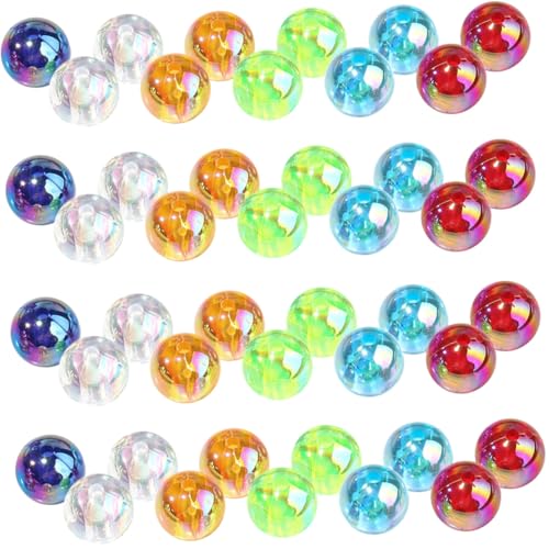 jojofuny 200 Stück Bunte Runde Acrylperlen für DIY Schmuckherstellung Vielseitige Spacer perlen zum Auffädeln von Armbändern Halsketten und Bastelaccessoires jojofuny 200 Stück Bunte Runde Acrylperlen für DIY Schmuckherstellung Vielseitige Spacer perlen zum Auffädeln von Armbändern Halsketten und Bastelaccessoires von jojofuny