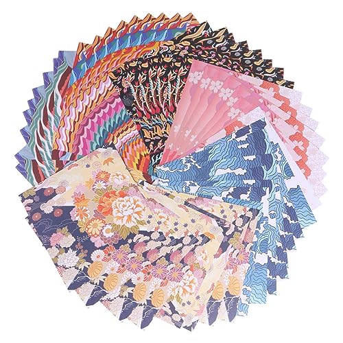 jojofuny 200 Stück Doppelseitiges Origami Faltpapier mit Buntem Farbprint pro Packung Japanisches Diy Bastelmaterial für Bastelbedarf Junger Mädchen Kreative Handarbeiten zu Hause und jojofuny 200 Stück Doppelseitiges Origami Faltpapier mit Buntem Farbprint pro Packung Japanisches Diy Bastelmaterial für Bastelbedarf Junger Mädchen Kreative Handarbeiten zu Hause und von jojofuny