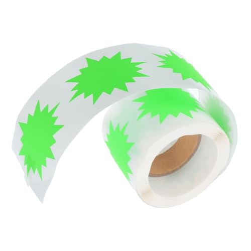 jojofuny 200 Stück Fluoreszierende Burst Etiketten für Garagenverkäufe Selbstklebende Preisschilder Neon Grün für und Verkaufsveranstaltungen jojofuny 200 Stück Fluoreszierende Burst Etiketten für Garagenverkäufe Selbstklebende Preisschilder Neon Grün für und Verkaufsveranstaltungen von jojofuny