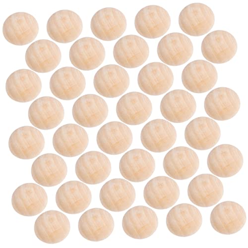 jojofuny 200 Stück Halbe Holzperlen Unfertige Naturholzperlen für Diy Schmuck Bastelarbeiten und Kreative Projekte für Armbänder und Ketten jojofuny 200 Stück Halbe Holzperlen Unfertige Naturholzperlen für Diy Schmuck Bastelarbeiten und Kreative Projekte für Armbänder und Ketten von jojofuny