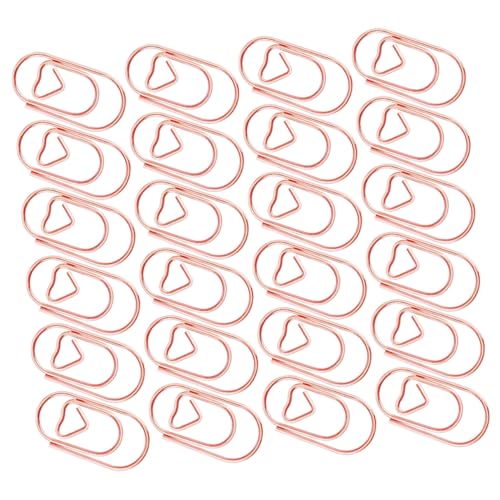 jojofuny 200 Stück Herzförmige Metall Büroklammern Mini Dekorative Paper Clips für Dokumentenorganisation Praktisch Langlebig Stilvoll Rosa Gold jojofuny 200 Stück Herzförmige Metall Büroklammern Mini Dekorative Paper Clips für Dokumentenorganisation Praktisch Langlebig Stilvoll Rosa Gold von jojofuny