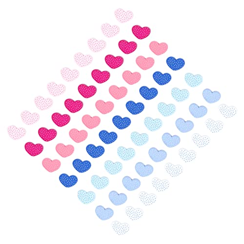 jojofuny 200 Stück Herzform Holzperlen für DIY Schmuckherstellung Holzperlen für Bastelprojekte Valentinstag und Dekorationen von jojofuny