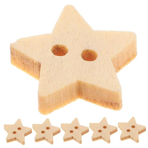 jojofuny 200 Stück Holzknöpfe Sternform mit Löchern zum Annähen Umweltfreundlich Natürliche Holzknöpfe für Basteln Scrapbooking und Handarbeiten jojofuny 200 Stück Holzknöpfe Sternform mit Löchern zum Annähen Umweltfreundlich Natürliche Holzknöpfe für Basteln Scrapbooking und Handarbeiten von jojofuny