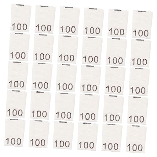 jojofuny 200 Stück Kleidungsgrößenetiketten Faltbare Größenmarkierungen für Kinderbekleidung Baumwolletiketten für Einfache Klassifizierung und Personalisierung von Kinderkleidung und von jojofuny