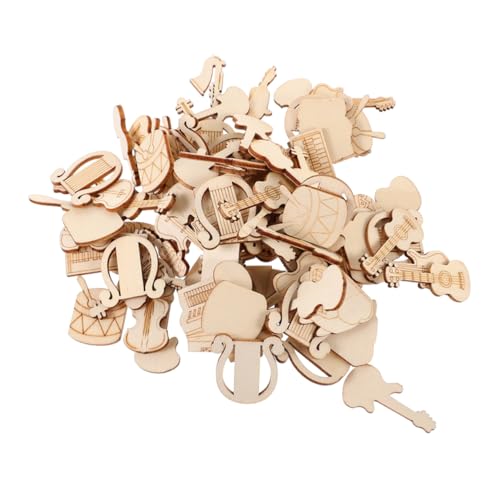 jojofuny 200 Stück Musikinstrumente Holzfiguren Unbearbeitete Holzscheiben zum Bemalen DIY Bastelset mit Klavier Gitarre Schlagzeug Formen für Kreative Dekoration und Kunstprojekte jojofuny 200 Stück Musikinstrumente Holzfiguren Unbearbeitete Holzscheiben zum Bemalen DIY Bastelset mit Klavier Gitarre Schlagzeug Formen für Kreative Dekoration und Kunstprojekte von jojofuny