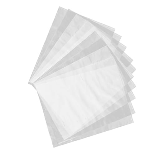 jojofuny 200 Stück PVC Schrumpffolie Transparent Schrumpfbeutel für Bastelarbeiten und Verpackung Praktisch und Leicht zu Lagern für Aufbewahrung von Gegenständen von jojofuny