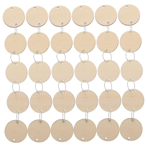 jojofuny 200 Stück Runde Holzscheiben mit Eisenringen Natürliche Holzanhänger für DIY Geburtstagskalender Vielseitige Holz-tag-dekorationen für Zuhause und Büro Einfache Bastelprojekte jojofuny 200 Stück Runde Holzscheiben mit Eisenringen Natürliche Holzanhänger für DIY Geburtstagskalender Vielseitige Holz-tag-dekorationen für Zuhause und Büro Einfache Bastelprojekte von jojofuny