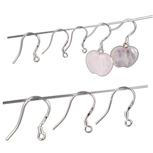 jojofuny 200 Stück Silberne Ohrhaken aus Kupfer Langlebige Ohrschmuck befestigung Geeignet für Verschiedene Ohrringgrößen Einfache Anbringung an Schmuckständer Silberplattierte Ohrhaken jojofuny 200 Stück Silberne Ohrhaken aus Kupfer Langlebige Ohrschmuck befestigung Geeignet für Verschiedene Ohrringgrößen Einfache Anbringung an Schmuckständer Silberplattierte Ohrhaken von jojofuny