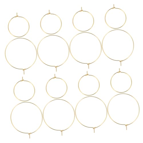 jojofuny 200 Stück Teiliges Runde Ohrhaken DIY Schmuckherstellung Ohrringringen Vielseitige Bastel Perlenreifen für Individuelle Ohrringe für Frauen jojofuny 200 Stück Teiliges Runde Ohrhaken DIY Schmuckherstellung Ohrringringen Vielseitige Bastel Perlenreifen für Individuelle Ohrringe für Frauen von jojofuny