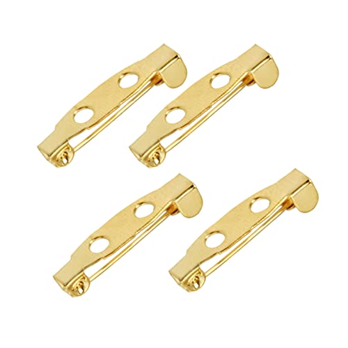jojofuny 200Stücke Sicherheitsnadeln Goldene Verschlussbroschen für DIY Handwerk Corsagen und Namensschilder Hochwertige Anstecknadeln Vielseitig Einsetzbar von jojofuny