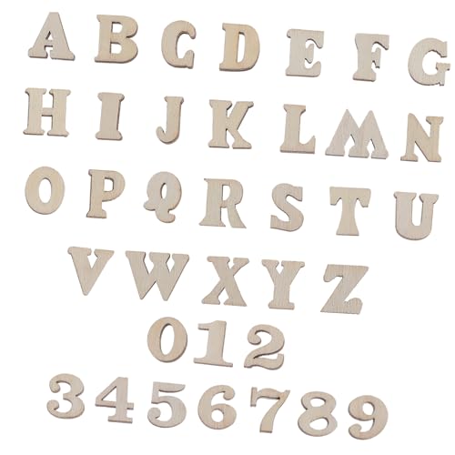 jojofuny 204 Stück Holzbuchstaben und Zahlen Teile Natürliche Holzfarbe DIY Bastelbuchstaben für Alphabet Lernspielzeug für Dekoration und Kreative Projekte jojofuny 204 Stück Holzbuchstaben und Zahlen Teile Natürliche Holzfarbe DIY Bastelbuchstaben für Alphabet Lernspielzeug für Dekoration und Kreative Projekte von jojofuny