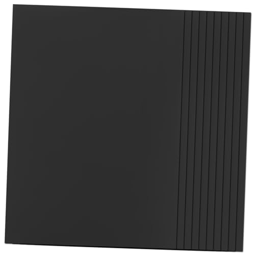 jojofuny 20Blätter Schwarzes Kartonpapier Bastelpapier für DIY Origami und Reißfest und Einfach zu Lagern für Projekte und Handarbeiten von jojofuny